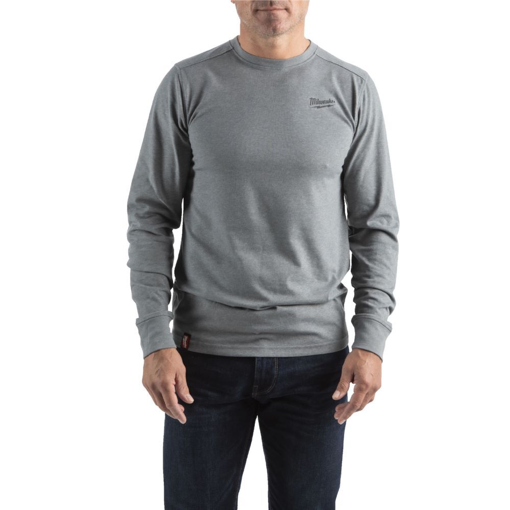 Milwaukee Elektrowerkzeuge Hybrid Langarm Shirt in grau HTLSGR-S Milwaukee Elektrowerkzeuge Hybrid Langarm Shirt in grau HTLSGR-S