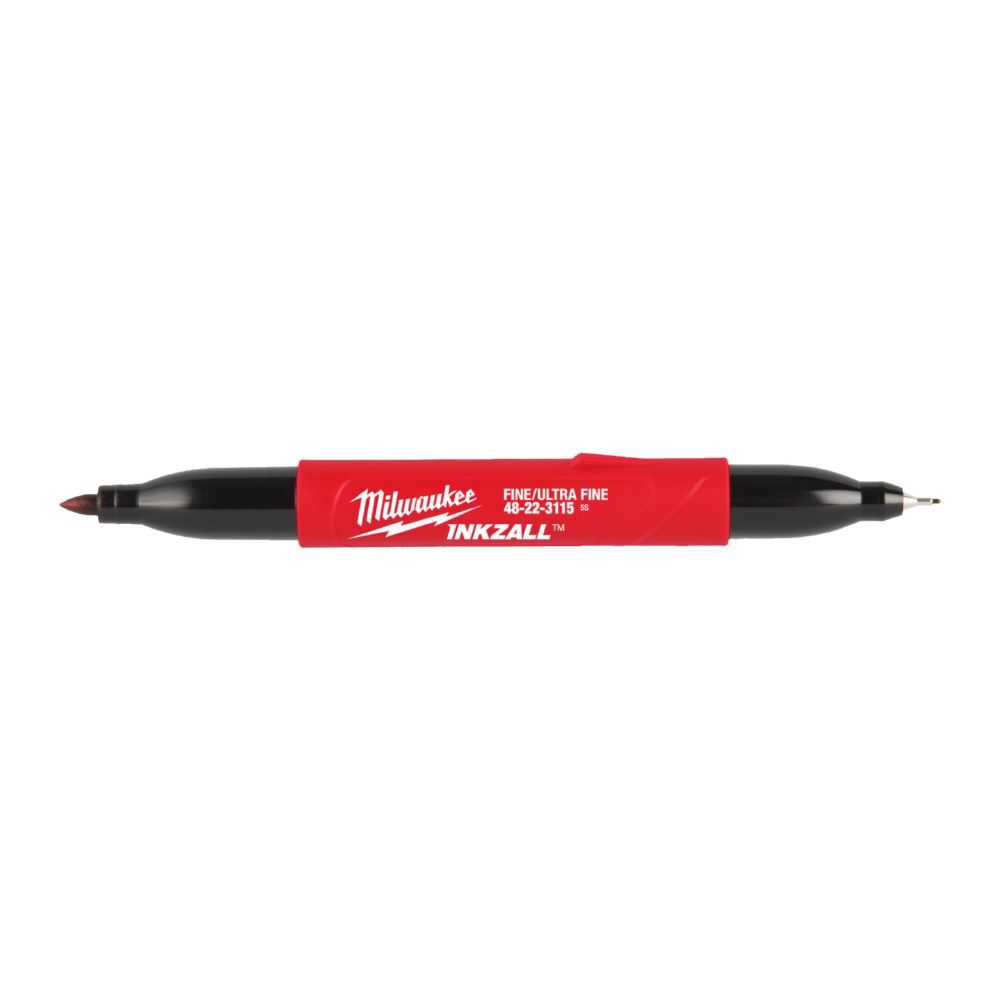 Produktbild Milwaukee INKZALL 2-in-1 Permanentmarker Extrafein-/Feinspitze