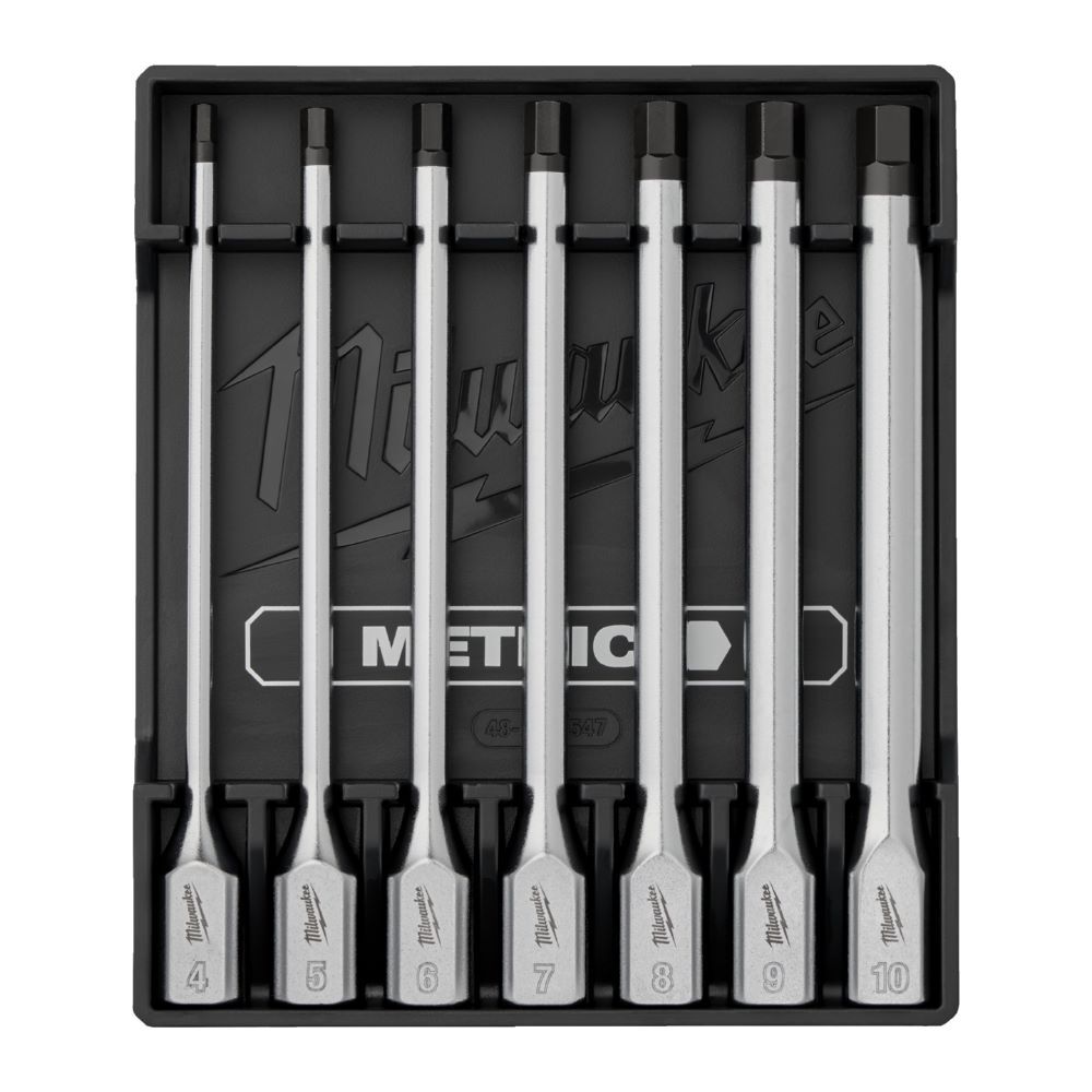Produktbild Milwaukee Innensechskant Bit-Steckschlüsseleinsatz metrisch 3/8 Zoll lang Set 7-teilig