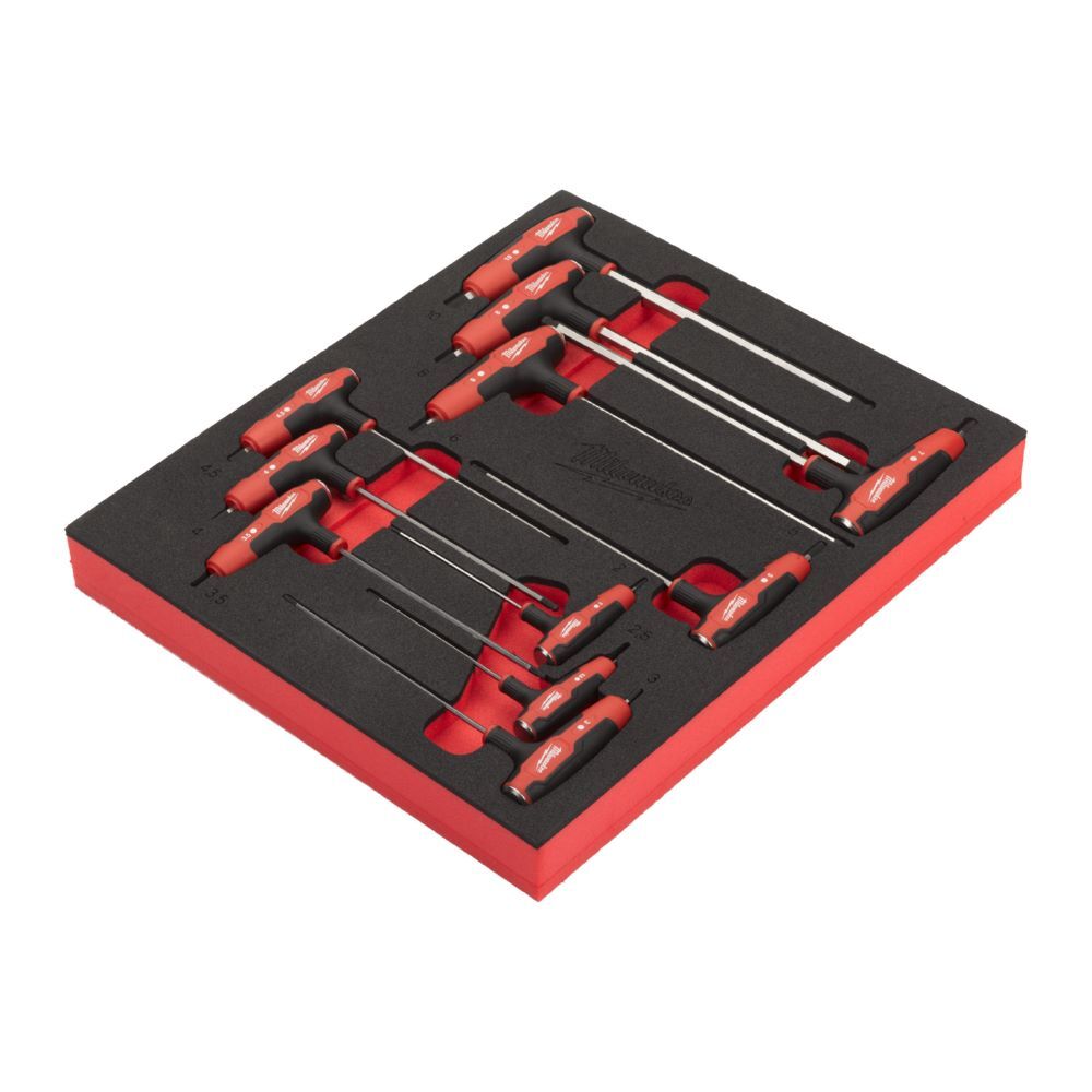 Produktbild Innensechskant T-Griff mit Softgrip Einlage 11-teilige Einlage für Werkstattwage bild 2