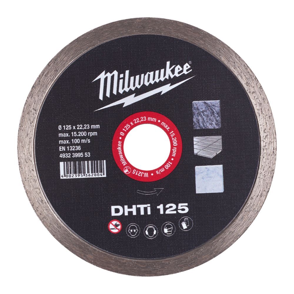 Milwaukee Diamanttrennscheibe geschlossen DHTi 125 mm Produktbild Milwaukee Diamanttrennscheibe geschlossen DHTi 125 mm