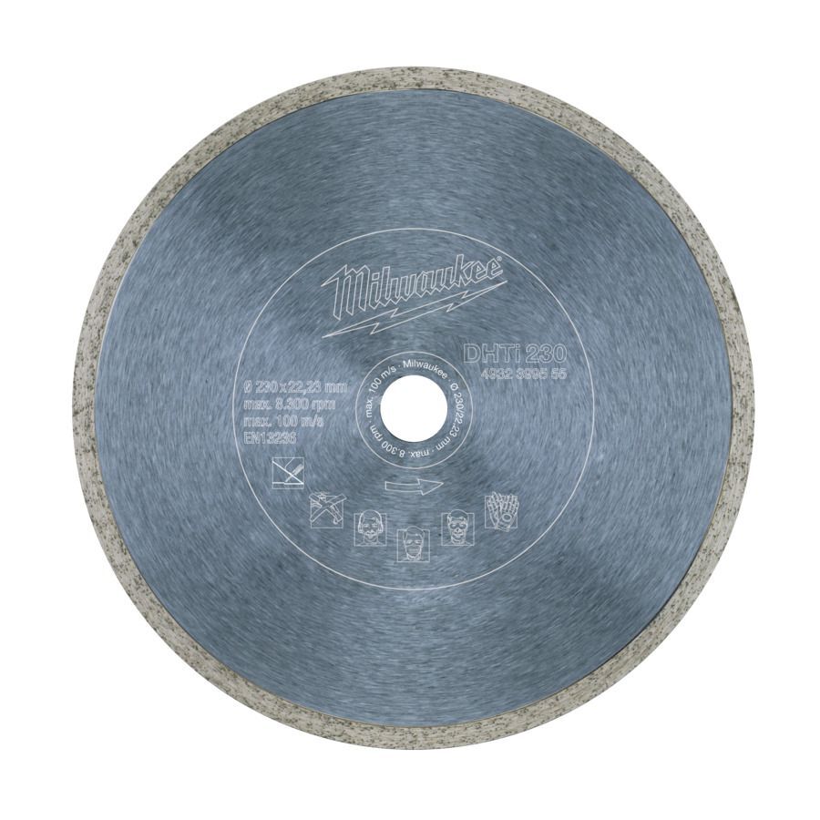 Milwaukee Keramik und Naturstein geschlossen Diamanttrennscheibe DHTi 230mm Produktbild Milwaukee Keramik und Naturstein geschlossen Diamanttrennscheibe DHTi 230mm