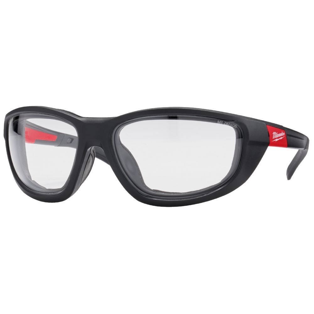 Milwaukee Schutzbrille klar mit abnehmbarer Schaumstoffauflage Premium Produktbild Milwaukee Schutzbrille klar mit abnehmbarer Schaumstoffauflage Premium