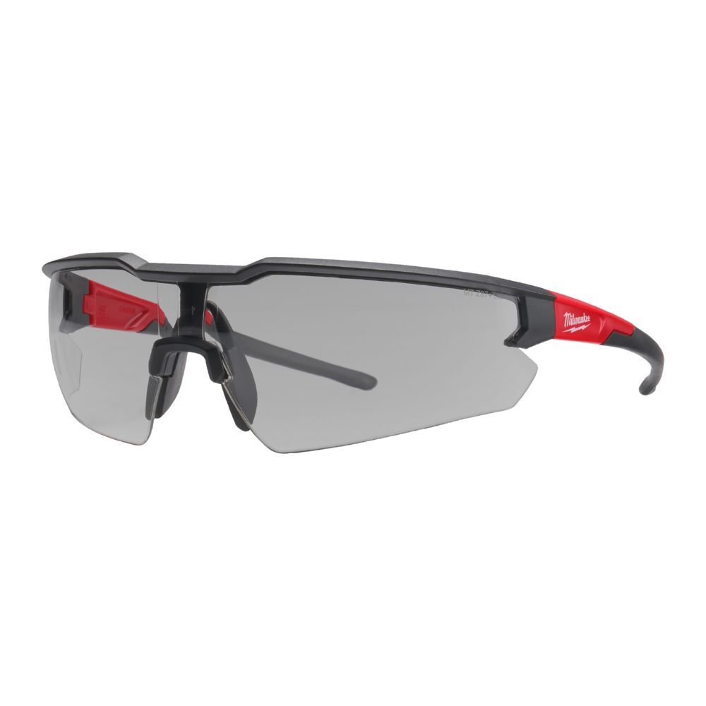 Milwaukee Schutzbrille grau kratzfest und beschlagfrei Produktbild Milwaukee Schutzbrille grau kratzfest und beschlagfrei