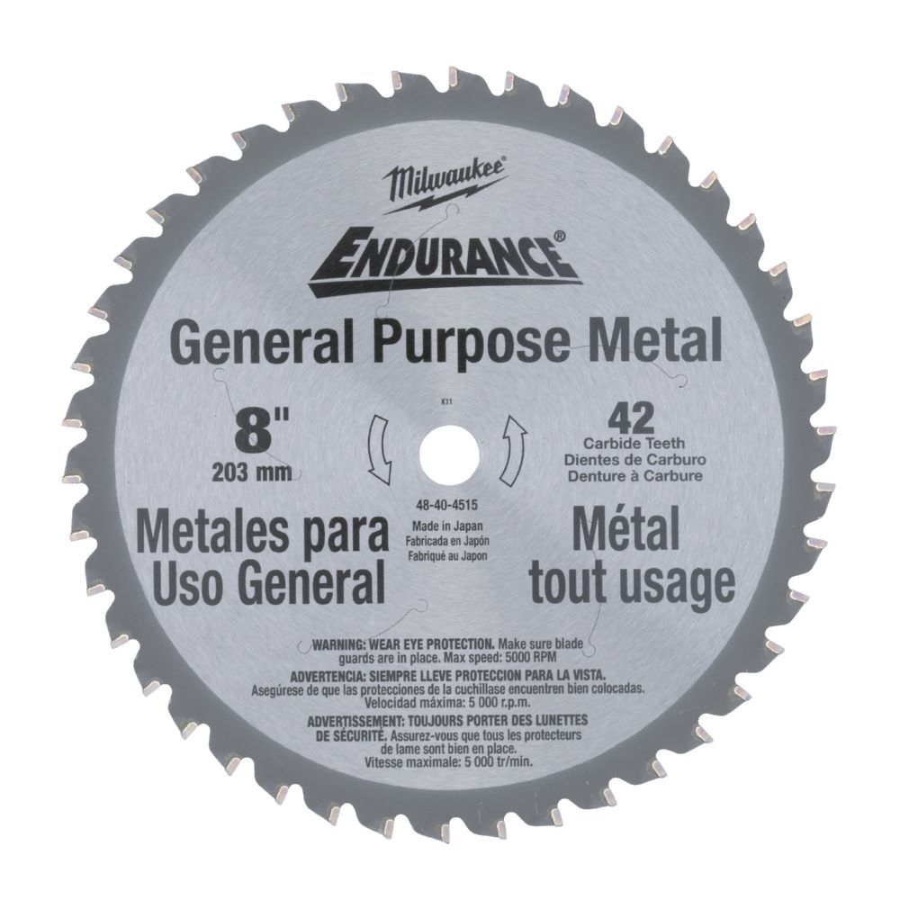 Milwaukee Kreissägeblatt 203/15,87 mm 42 Zähne Produktbild Milwaukee Kreissägeblatt 203/15,87 mm 42 Zähne