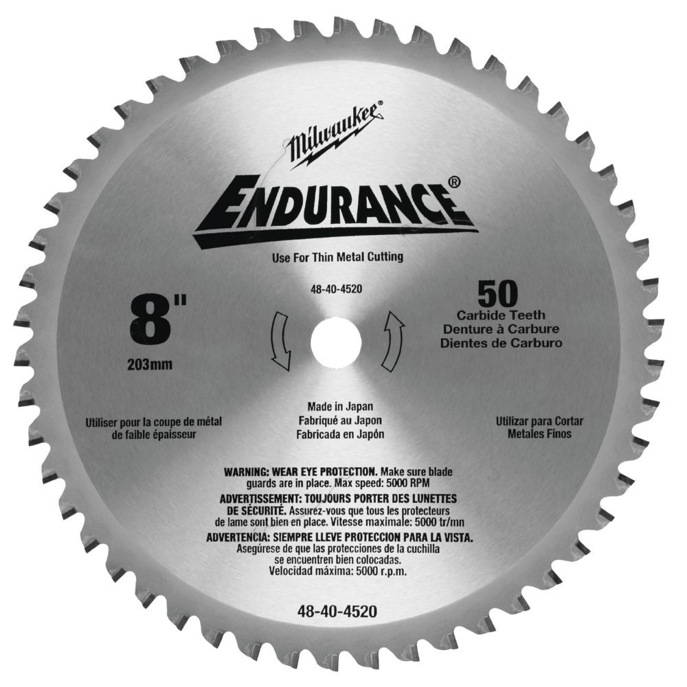 Milwaukee Kreissägeblatt 203/15,87 mm 50 Zähne Produktbild Milwaukee Kreissägeblatt 203/15,87 mm 50 Zähne
