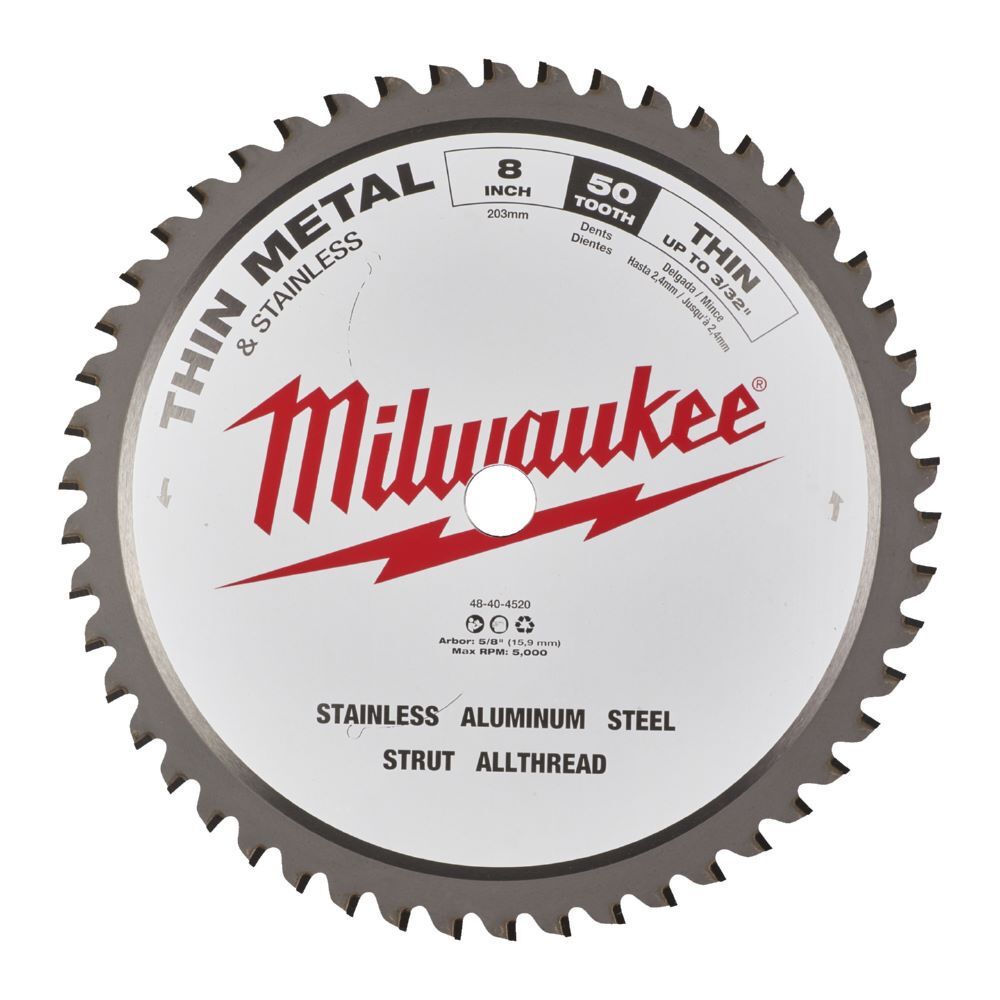 Produktbild Milwaukee Kreissägeblatt für Metall-Handkreissägen 230/15,87 mm Z50