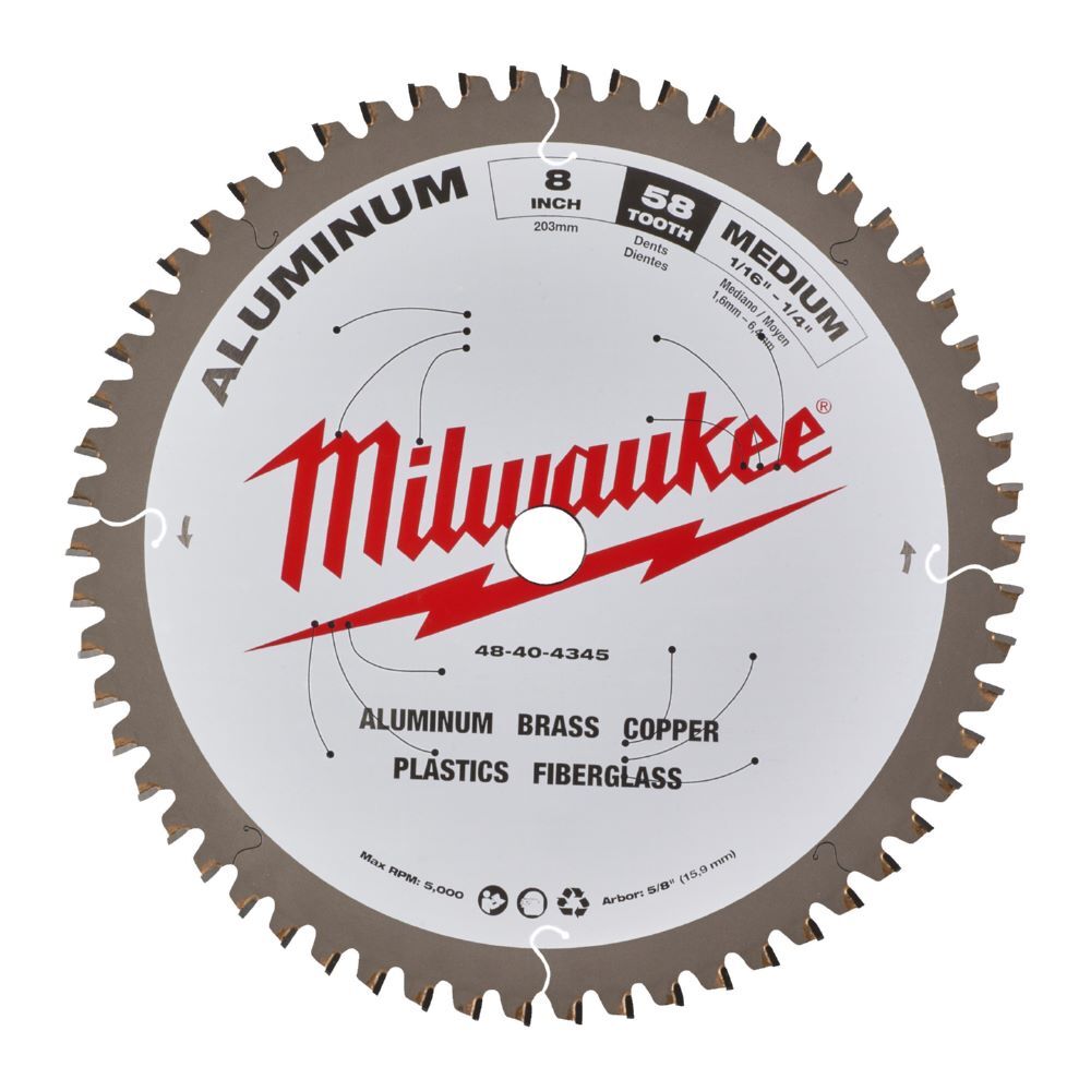 Produktbild Milwaukee Kreissägeblatt für Metall-Handkreissägen 230/15,87 mm Z58