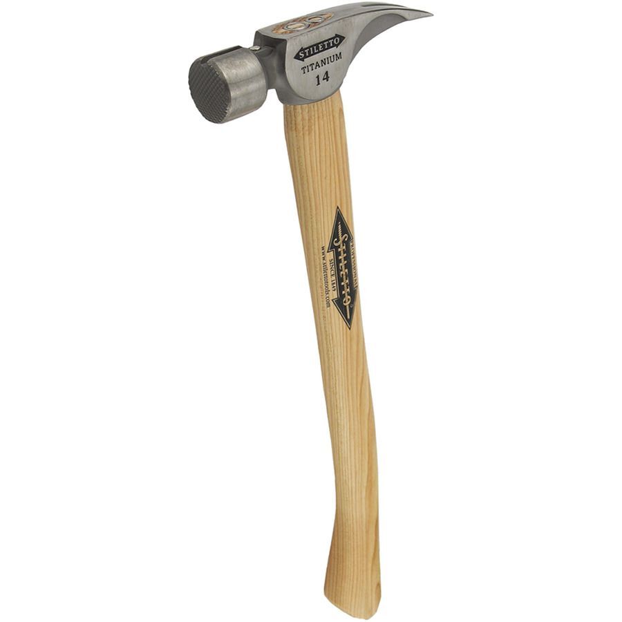Milwaukee gerippt Titanhammer mit Hickorystiel Stiletto Ti14MC H18 457mm lang Produktbild Milwaukee gerippt Titanhammer mit Hickorystiel Stiletto Ti14MC H18 457mm lang