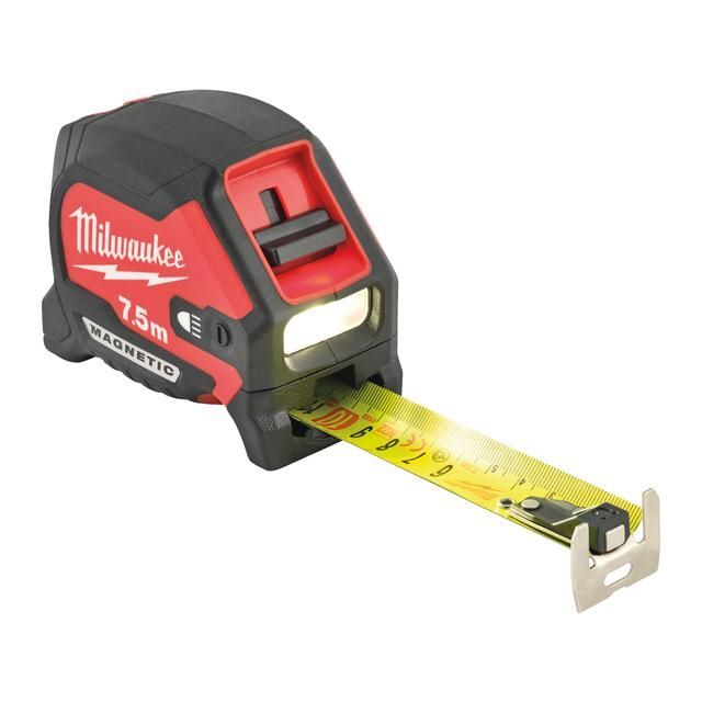 Produktbild Milwaukee LED Bandmaß 7,5m 25 ft 30 mm breites Band