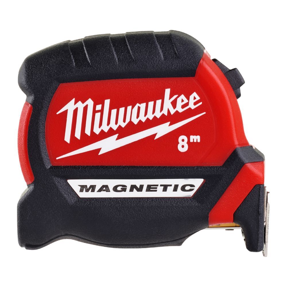Milwaukee Premium Bandmaß magnetisch 27 mm breit 8 Meter Produktbild Milwaukee Premium Bandmaß magnetisch 27 mm breit 8 Meter
