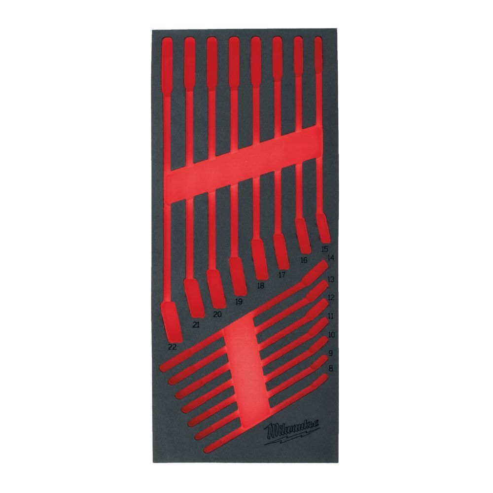 Milwaukee Elektrowerkzeuge Ersatz Einlage 1/3 78 cm Werkstattwagen für Gelenk Ratschen Ringmaulschlü Produktbild Milwaukee Elektrowerkzeuge Ersatz Einlage 1/3 78 cm Werkstattwagen für Gelenk Ratschen Ringmaulschlü