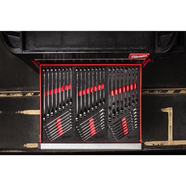 Produktbild MAX BITE Ratschen Ringmaulschlüssel Einlage 22 Teile Einlage für Werkstattwagen bild 2