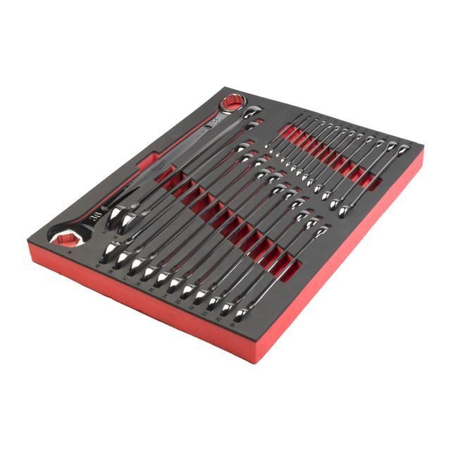 Produktbild Milwaukee MAX BITE Ringmaulschlüssel Einlage 27 Teile Einlage für Werkstattwagen