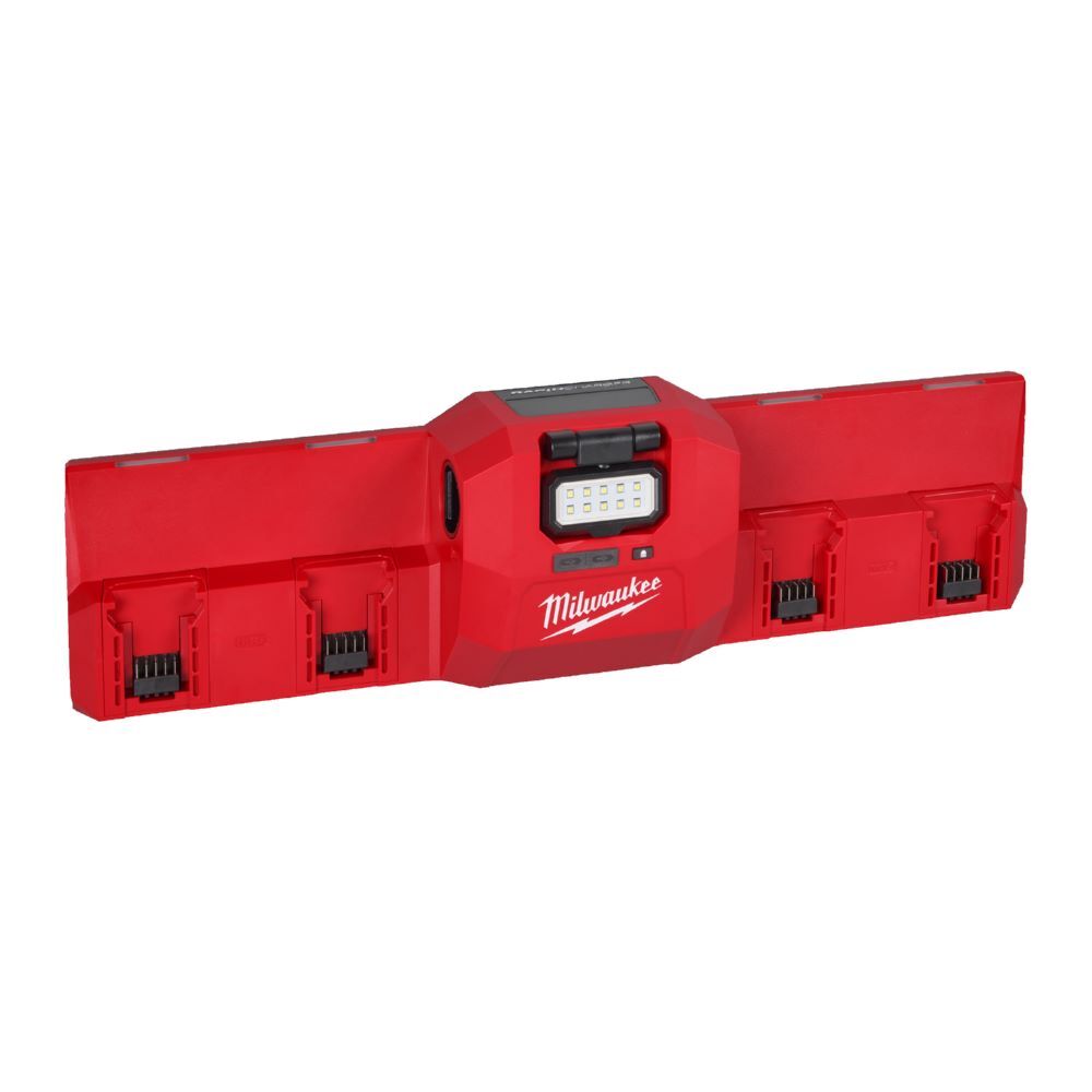 Produktbild Milwaukee Mehrfach-Ladegerät M12-18 GBC4 M12 - M18 mit magnetischen Aufhängepunkten