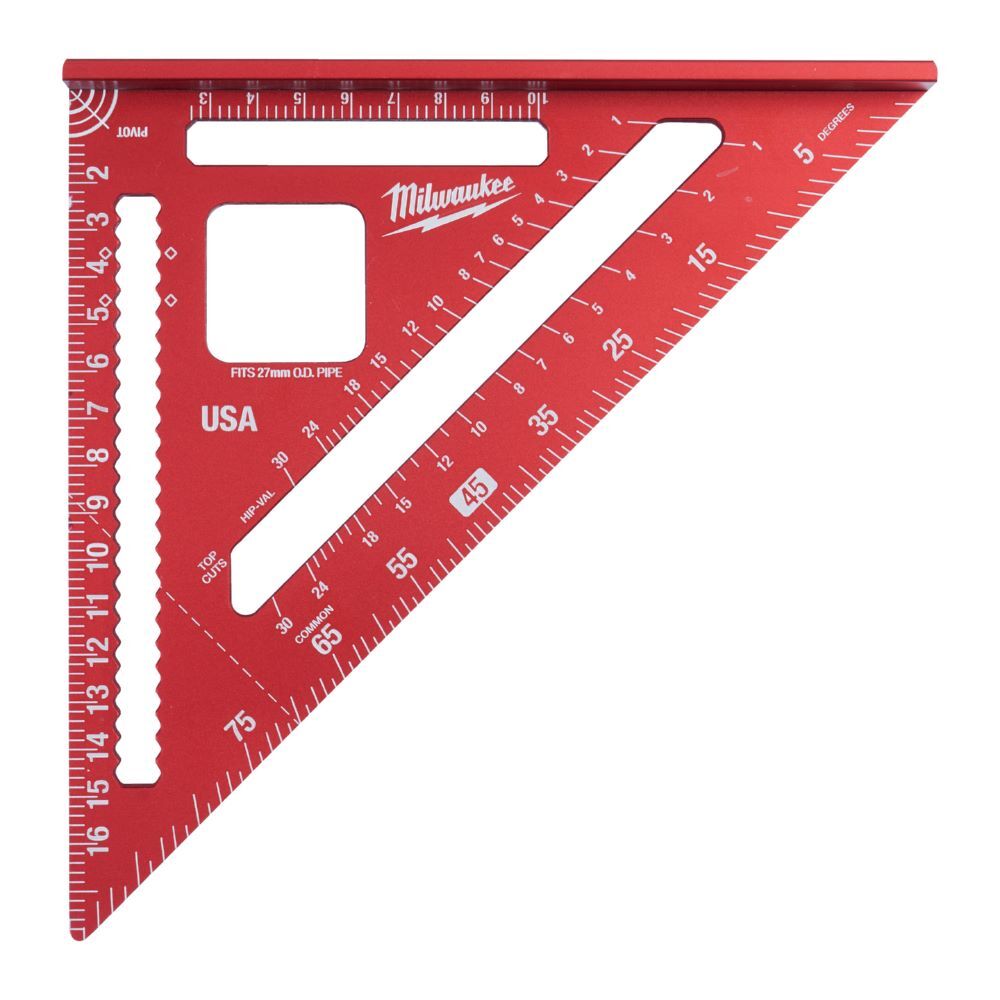 Milwaukee Anschlagwinkeldreieck 18 cm Länge metrisch Milwaukee Anschlagwinkeldreieck 18 cm Länge metrisch