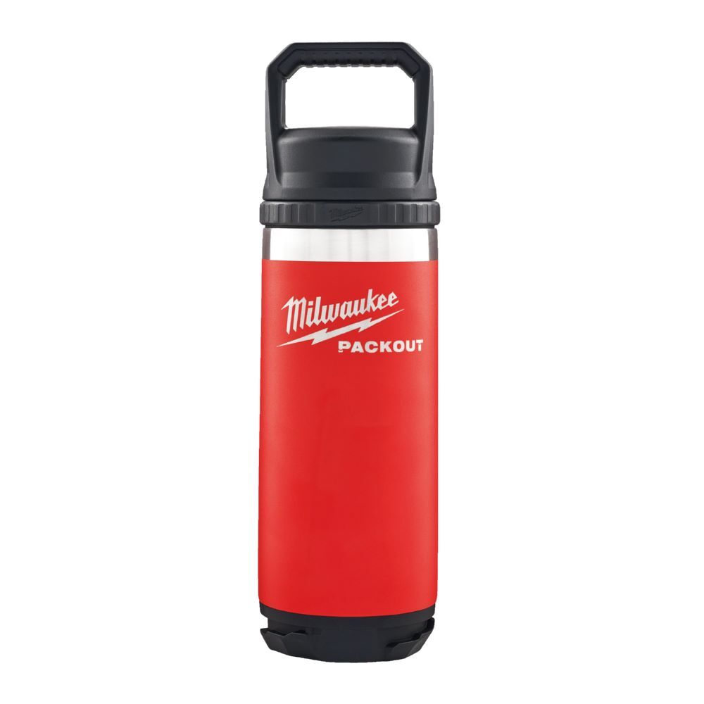 Milwaukee Elektrowerkzeuge Thermosflasche mit Schraubdeckel rot PACKOUT 530 ml Produktbild Milwaukee Elektrowerkzeuge Thermosflasche mit Schraubdeckel rot PACKOUT 530 ml