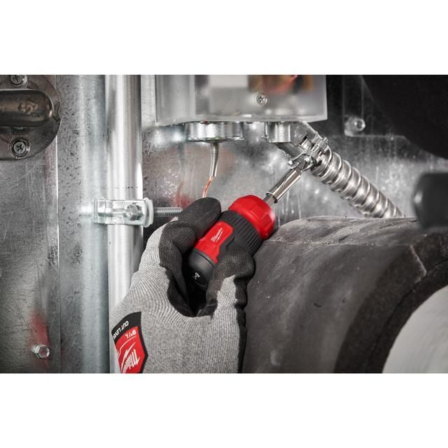 Produktbild Multi-Bit Schraubendreher Stubby 8 in 1 inkl. 7 Bits PH/PZ/TX/SL bild 4