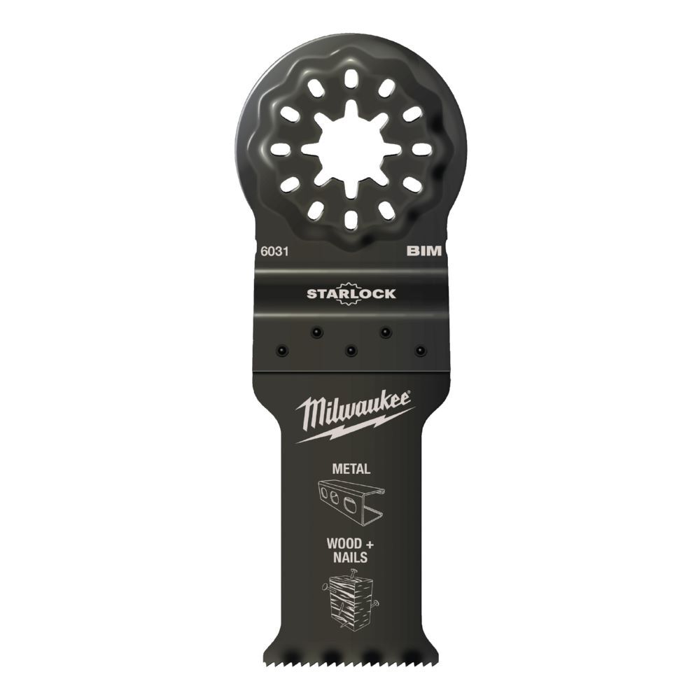 Milwaukee Tauchsägeblatt Multimaterial Multitool Bi-Metall 28 x 47 mm Produktbild Milwaukee Tauchsägeblatt Multimaterial Multitool Bi-Metall 28 x 47 mm