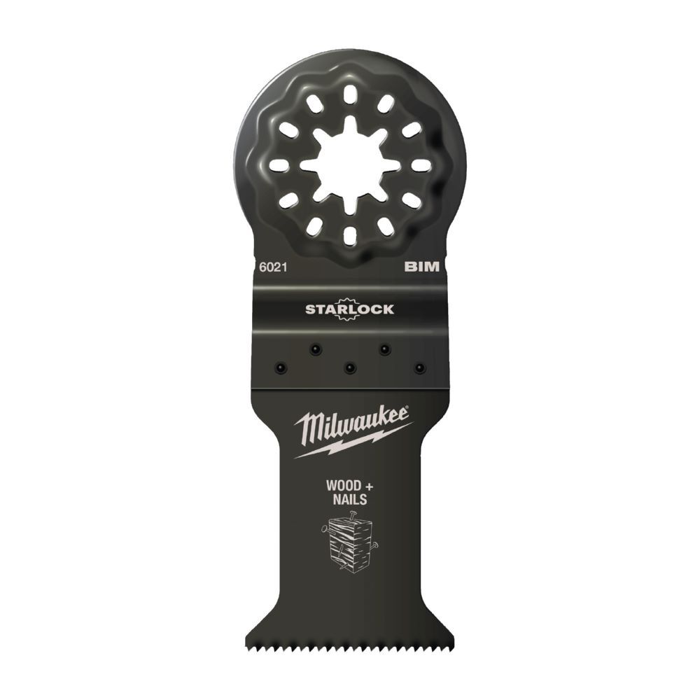 Milwaukee Tauchsägeblatt Multitool Bi-Metall Breite 35 mm Länge 42 mm Produktbild Milwaukee Tauchsägeblatt Multitool Bi-Metall Breite 35 mm Länge 42 mm