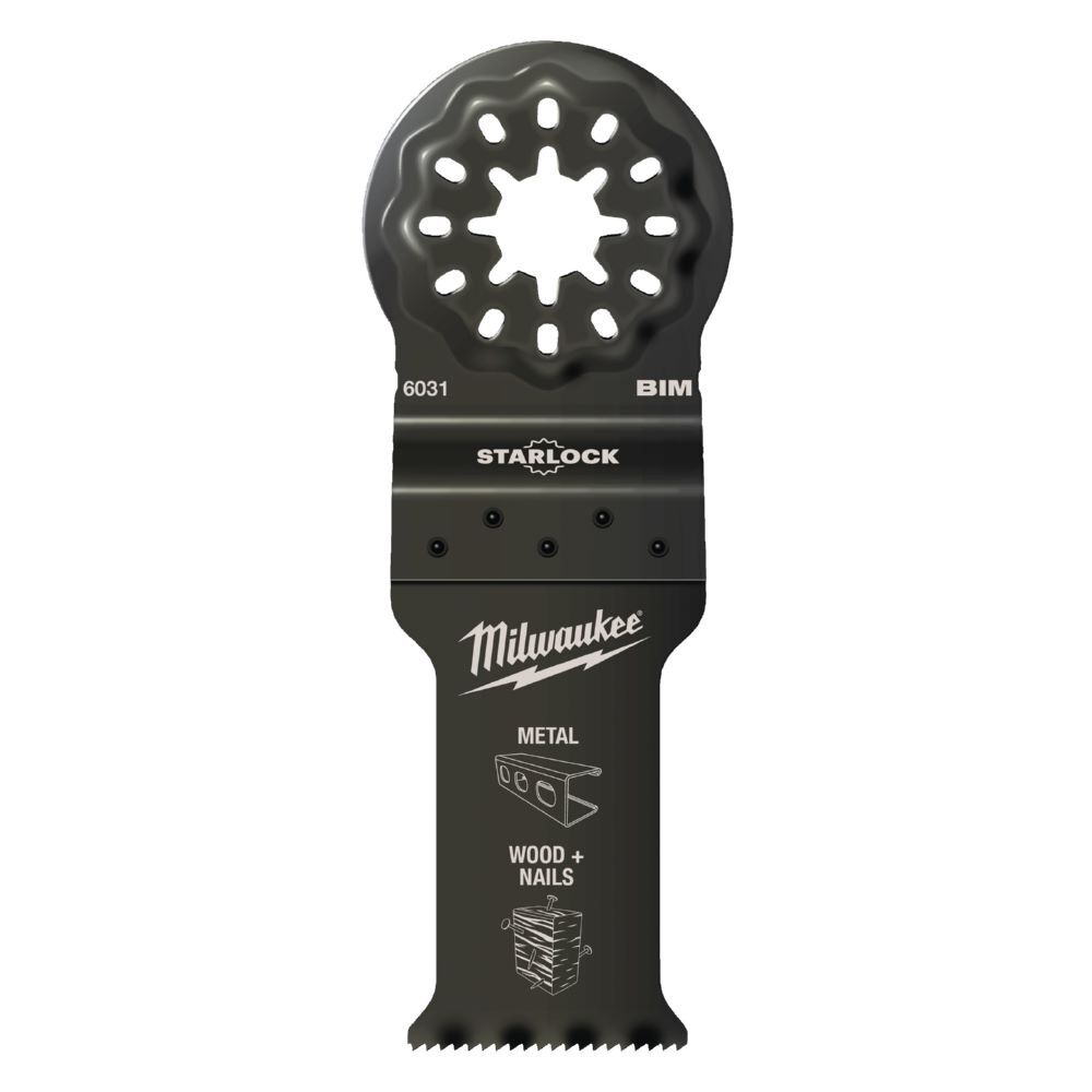 Milwaukee Elektrowerkzeuge Multitool Starlock Bi-Metall Tauchsägeblatt 35 x 42 mm  Produktbild Milwaukee Elektrowerkzeuge Multitool Starlock Bi-Metall Tauchsägeblatt 35 x 42 mm