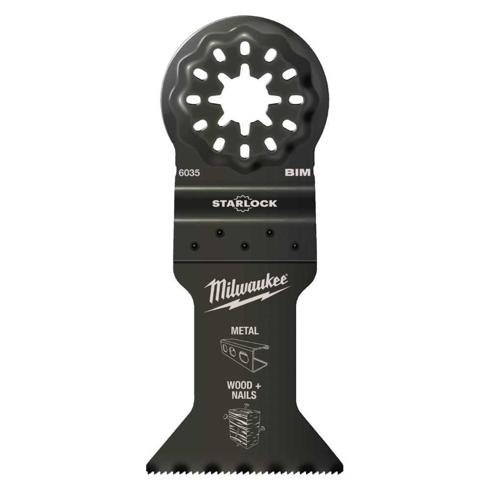 Milwaukee Elektrowerkzeuge Multitool Starlock Bi-Metall Tauchsägeblatt 65 x 42 mm Produktbild Milwaukee Elektrowerkzeuge Multitool Starlock Bi-Metall Tauchsägeblatt 65 x 42 mm