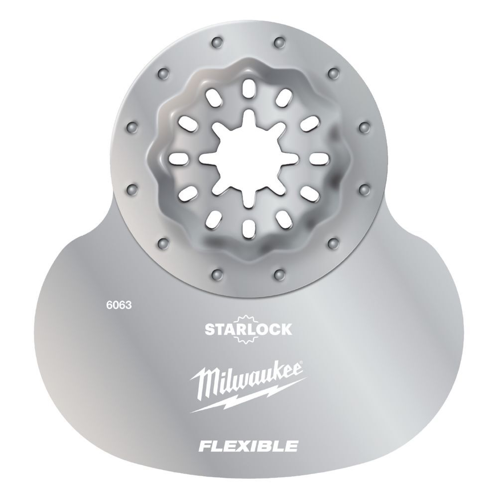 Milwaukee 70 mm Multitool Starlock Schneidmesser Pilzform zum Schneiden von Silikon und we