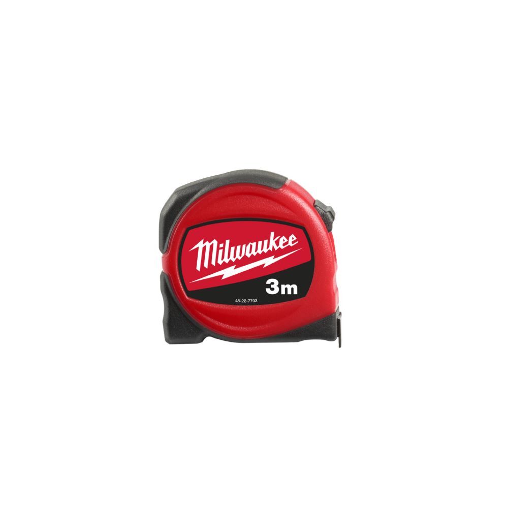 Milwaukee Bandmaß Slim 16 mm breit 3 Meter Produktbild Milwaukee Bandmaß Slim 16 mm breit 3 Meter