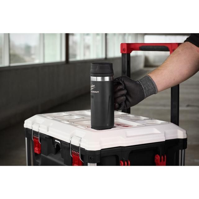 Produktbild PACKOUT Isolierbecher 355 ml mit Trinkdeckel schwarz bild 2