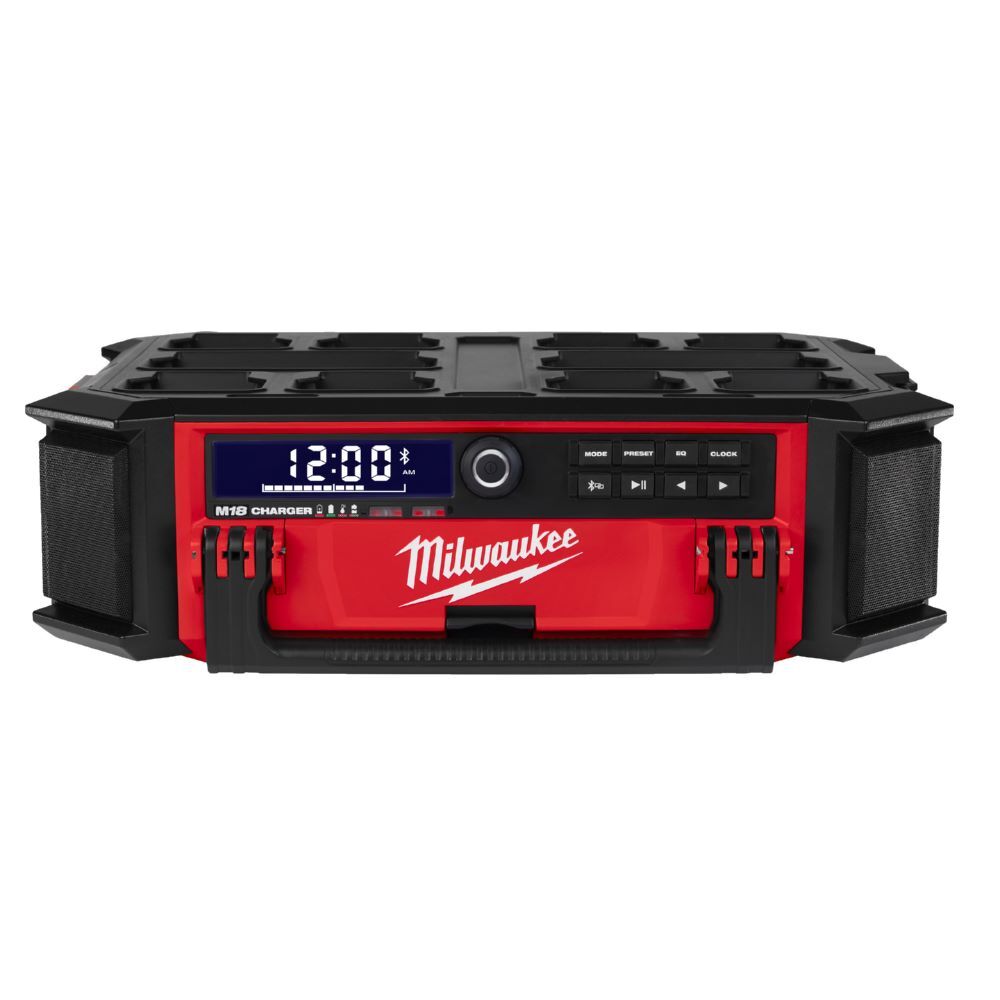 Milwaukee PackOut Netz Akku Radio mit Ladefunktion M18PRCDAB+-0 Produktbild Milwaukee PackOut Netz Akku Radio mit Ladefunktion M18PRCDAB+-0
