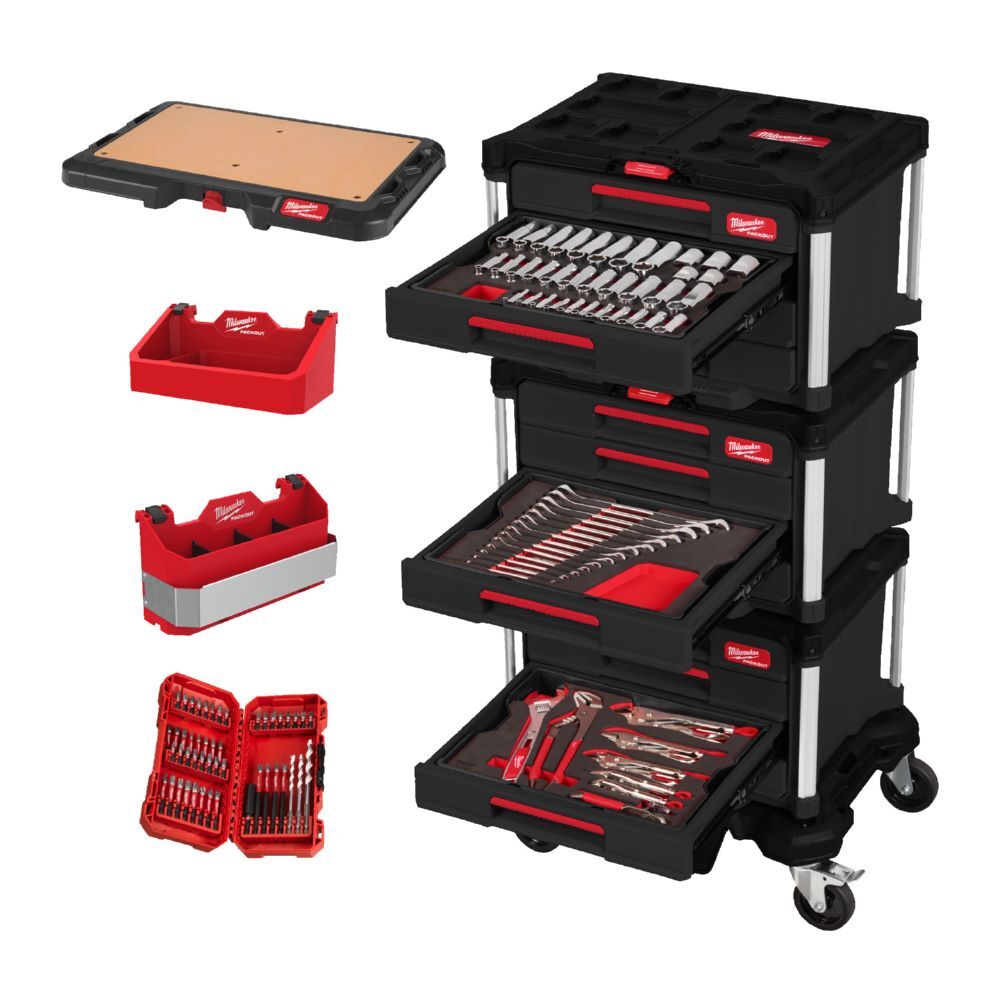 Produktbild PACKOUT Werkstattwagen mit Werkzeugbestückung 382-teilig bild 8