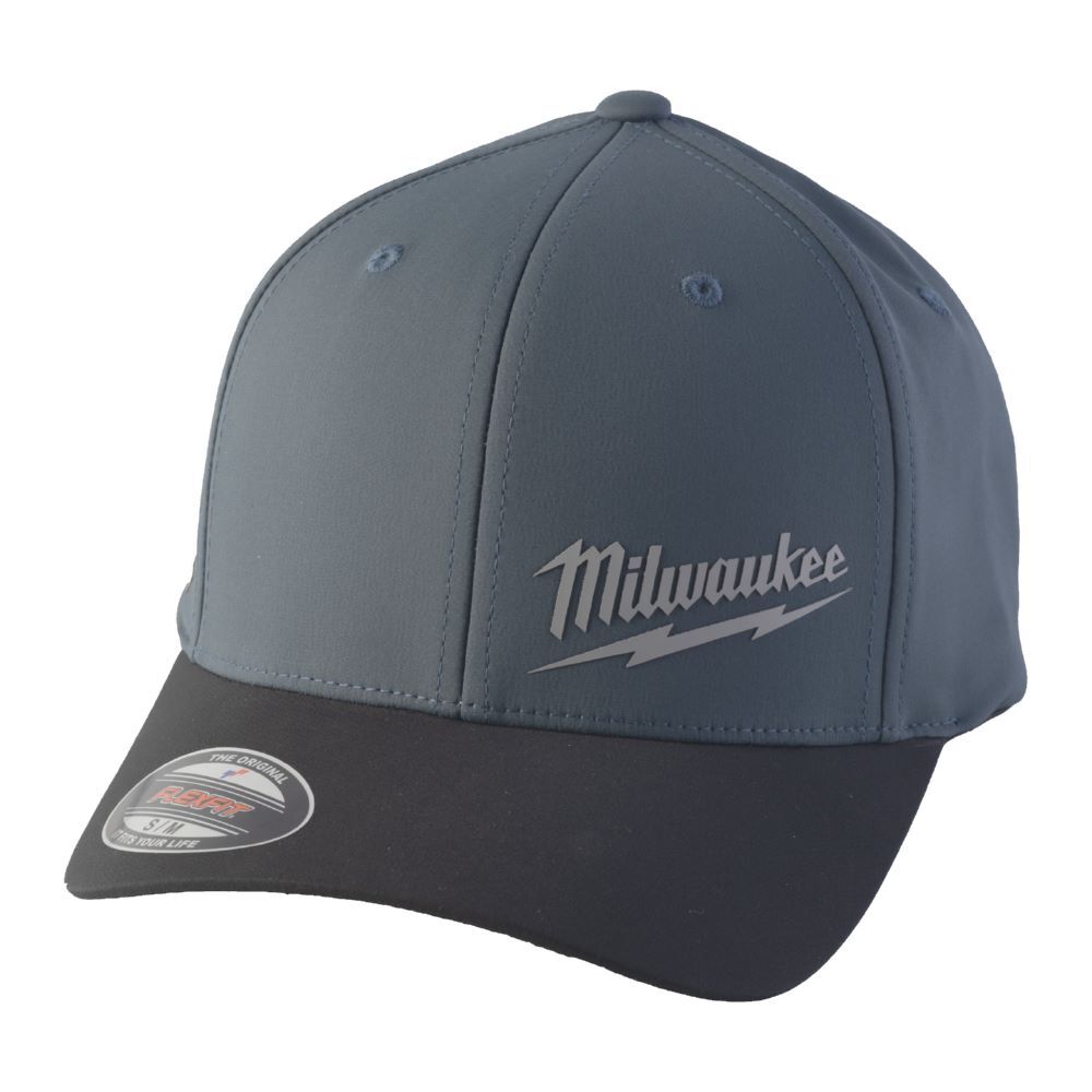 Milwaukee Elektrowerkzeuge Performance Baseball Kappe blau Größe S/M mit UV Schutz BCPBLU-S/M