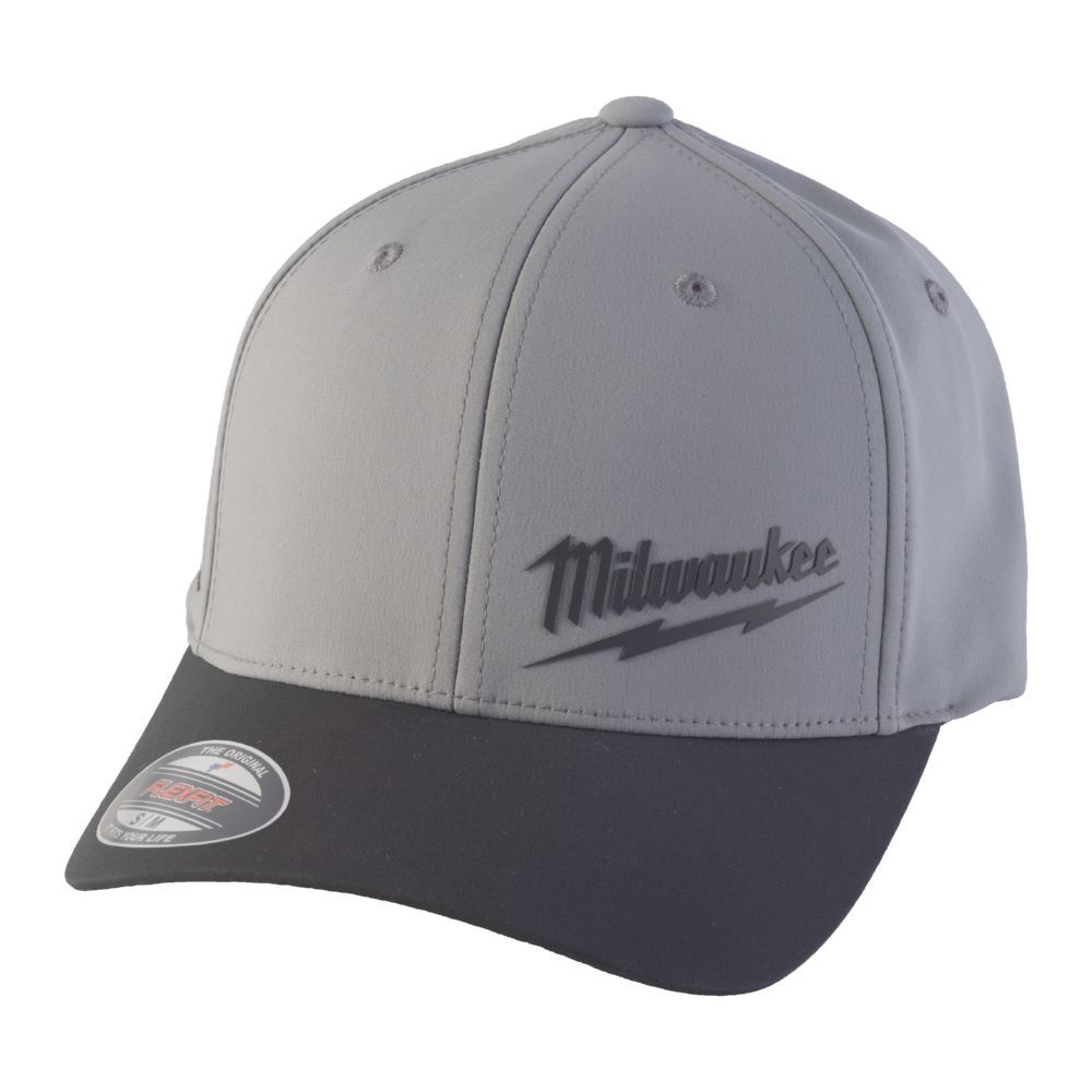 Milwaukee Elektrowerkzeuge Performance Baseball Kappe dunkelgrau Größe L/XL mit UV Schutz BCPDGR-L/X