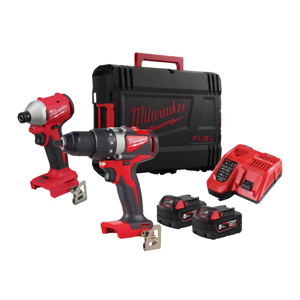 Milwaukee M18 POWERPACK M18BLPP2B3-502X Produktbild Milwaukee M18 POWERPACK M18BLPP2B3-502X