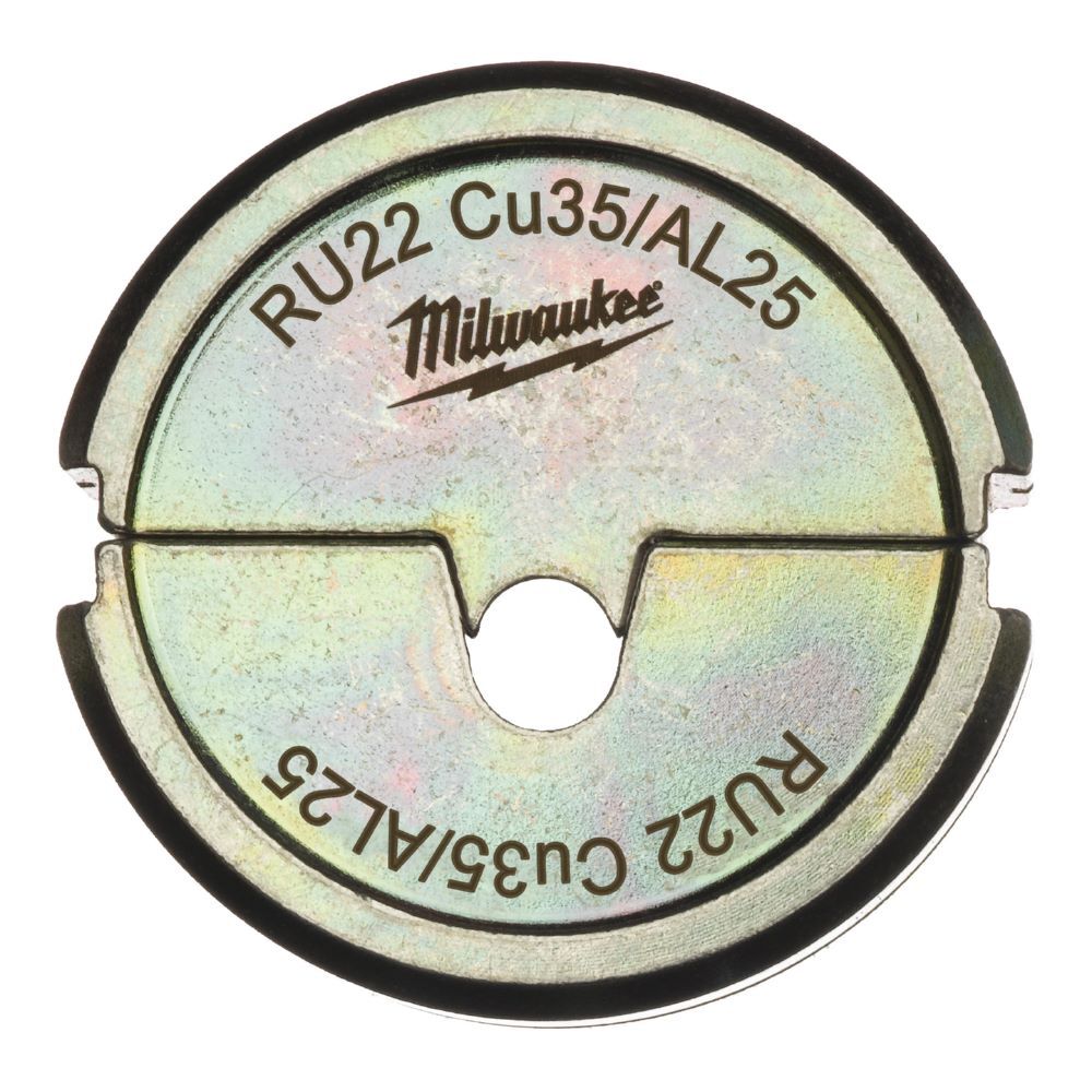 Milwaukee Cu/Al Presseinsatz RU22 Cu35/AL25 für hydraulisches Akku Presswerkzeug Produktbild Milwaukee Cu/Al Presseinsatz RU22 Cu35/AL25 für hydraulisches Akku Presswerkzeug