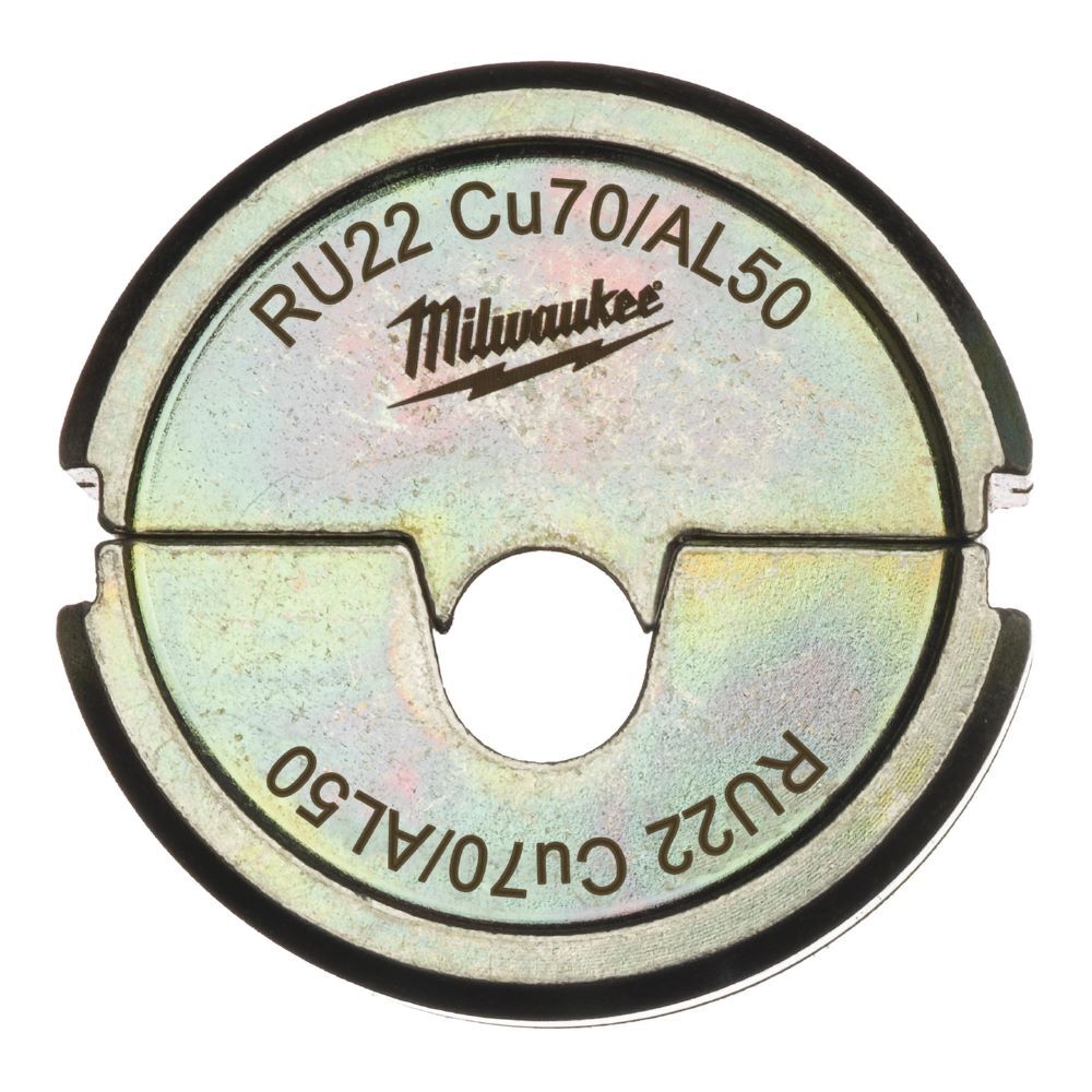 Milwaukee Cu/Al Presseinsatz RU22 Cu70/AL50 für hydraulisches Akku Presswerkzeug Produktbild Milwaukee Cu/Al Presseinsatz RU22 Cu70/AL50 für hydraulisches Akku Presswerkzeug