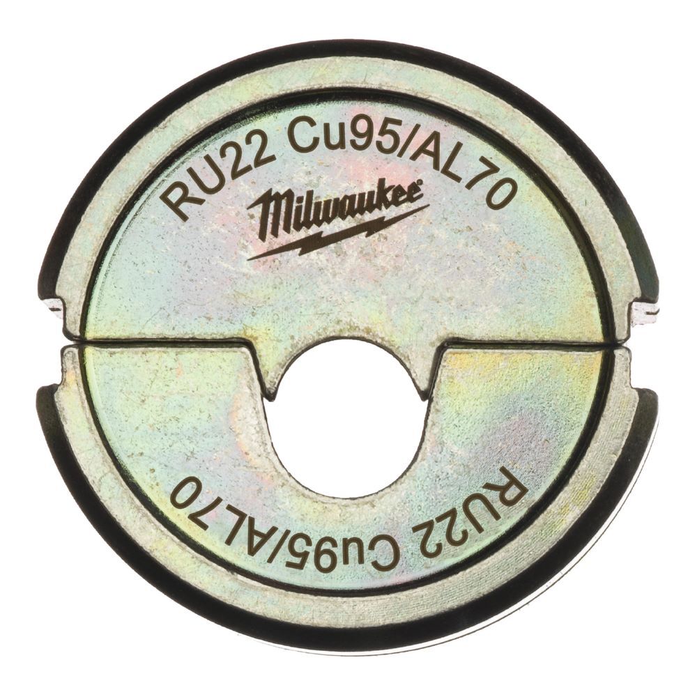 Milwaukee Cu/Al Presseinsatz RU22 Cu95/AL70 für hydraulisches Akku Presswerkzeug Produktbild Milwaukee Cu/Al Presseinsatz RU22 Cu95/AL70 für hydraulisches Akku Presswerkzeug