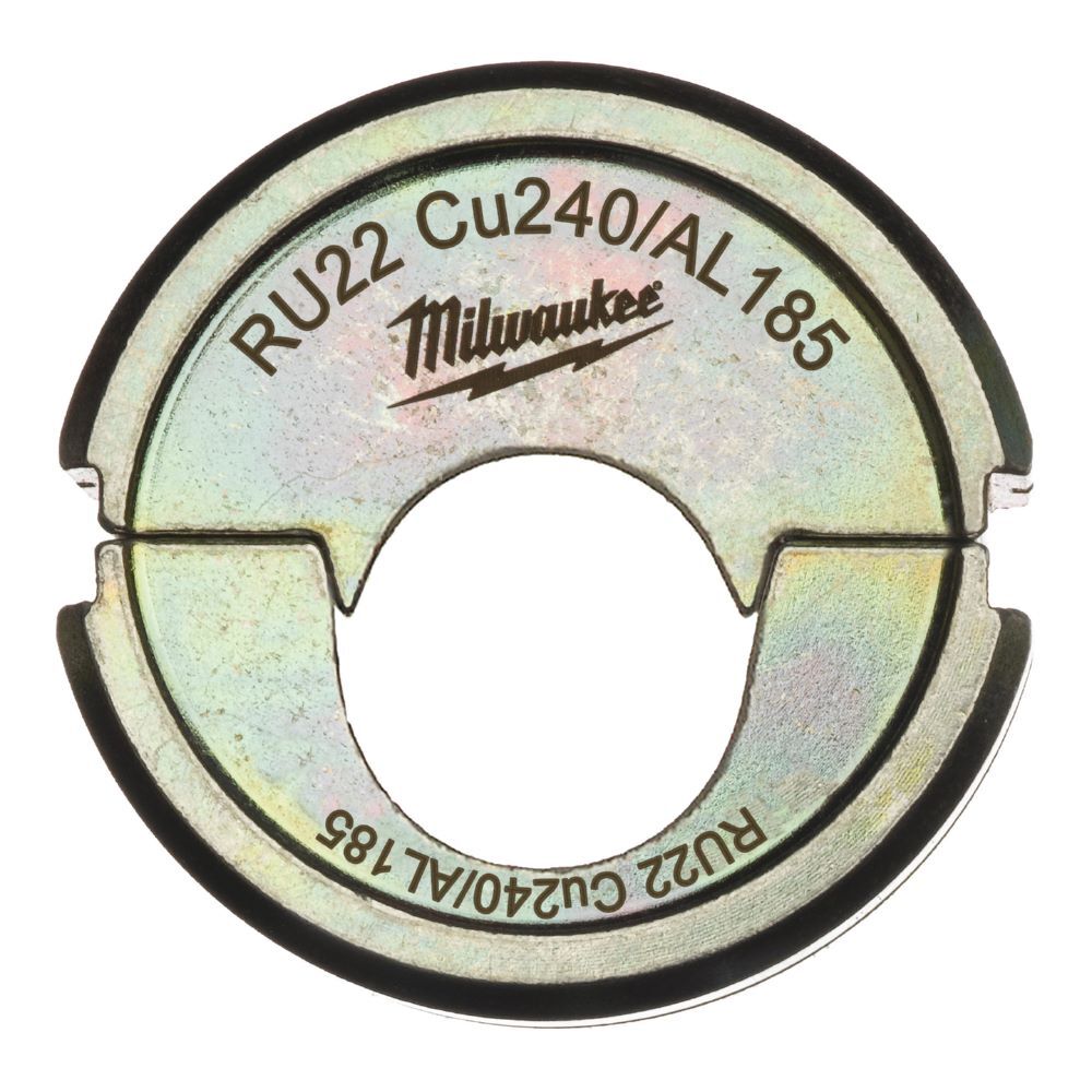 Milwaukee Cu/Al Presseinsatz RU22 Cu240/AL185 für hydraulisches Akku Presswerkzeug Produktbild Milwaukee Cu/Al Presseinsatz RU22 Cu240/AL185 für hydraulisches Akku Presswerkzeug