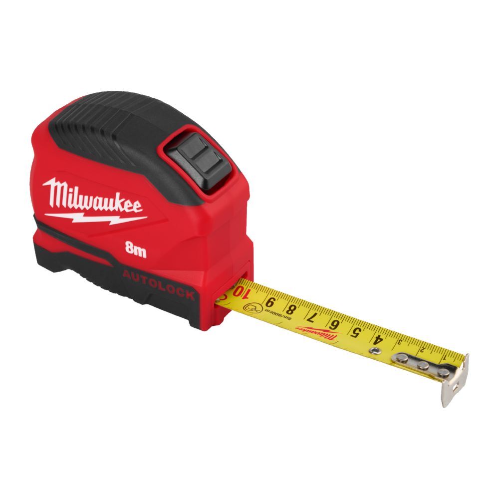 Produktbild Milwaukee Pro-Compact Bandmaß 8 meter Autolock nicht-magnetisch 25 mm breites Band