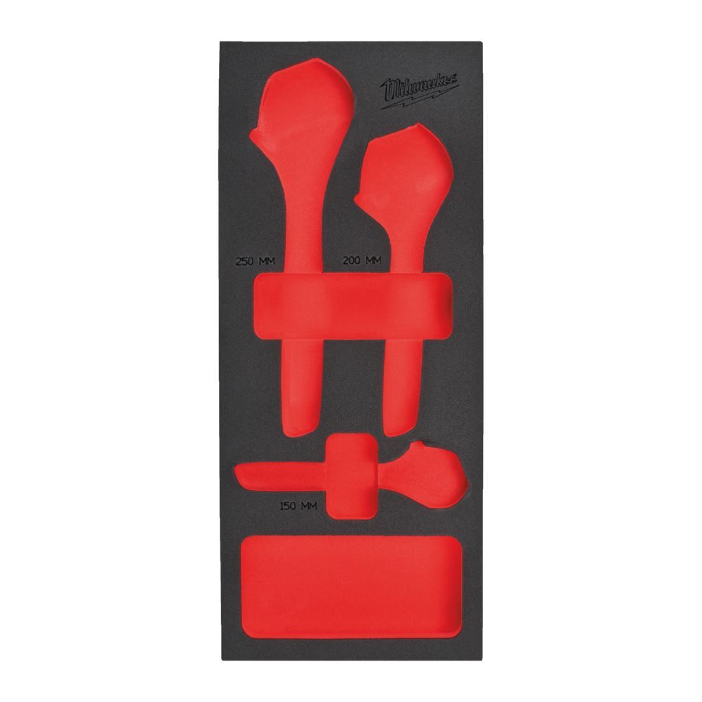 Milwaukee Elektrowerkzeuge Schaumstoffeinlage Füllstück 1/3 für Rollgabelschlüssel Werkstattwagen 78 Produktbild Milwaukee Elektrowerkzeuge Schaumstoffeinlage Füllstück 1/3 für Rollgabelschlüssel Werkstattwagen 78