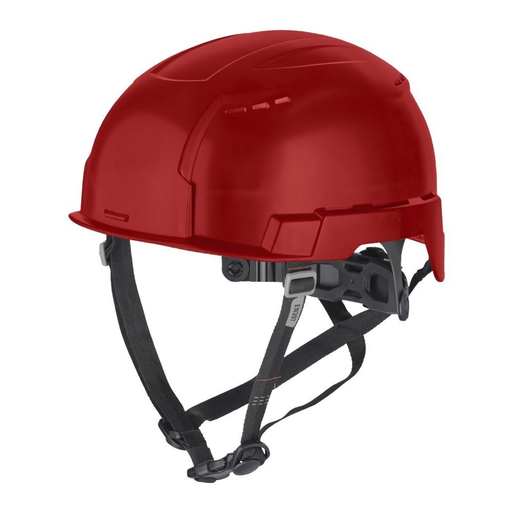 Milwaukee Elektrowerkzeuge Industriekletterhelm Bolt 200 rot belüftet Produktbild Milwaukee Elektrowerkzeuge Industriekletterhelm Bolt 200 rot belüftet