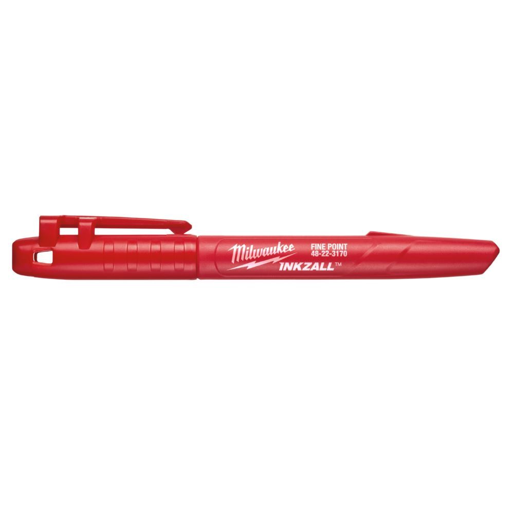 Milwaukee rot INKZALL feiner Permanentmarker Produktbild Milwaukee rot INKZALL feiner Permanentmarker