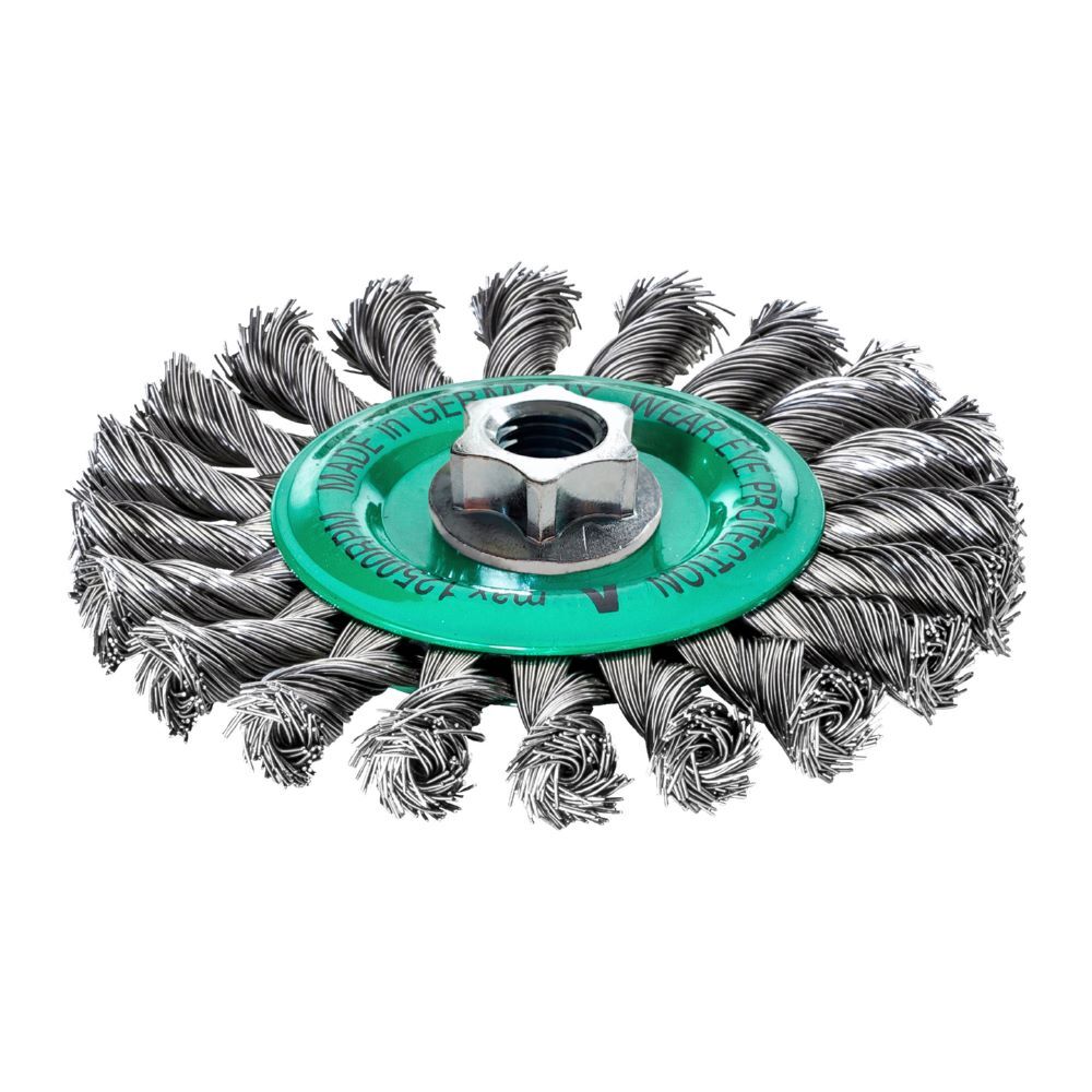 Produktbild Milwaukee Rundbürste für Winkelschleifer gezopft Edelstahl 115 x 14 x 0,5 mm M14