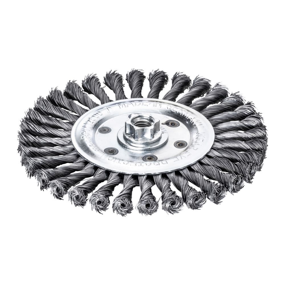Produktbild Milwaukee Rundbürste für Winkelschleifer gezopft Stahl 125 x 14 x 0,5 mm M14