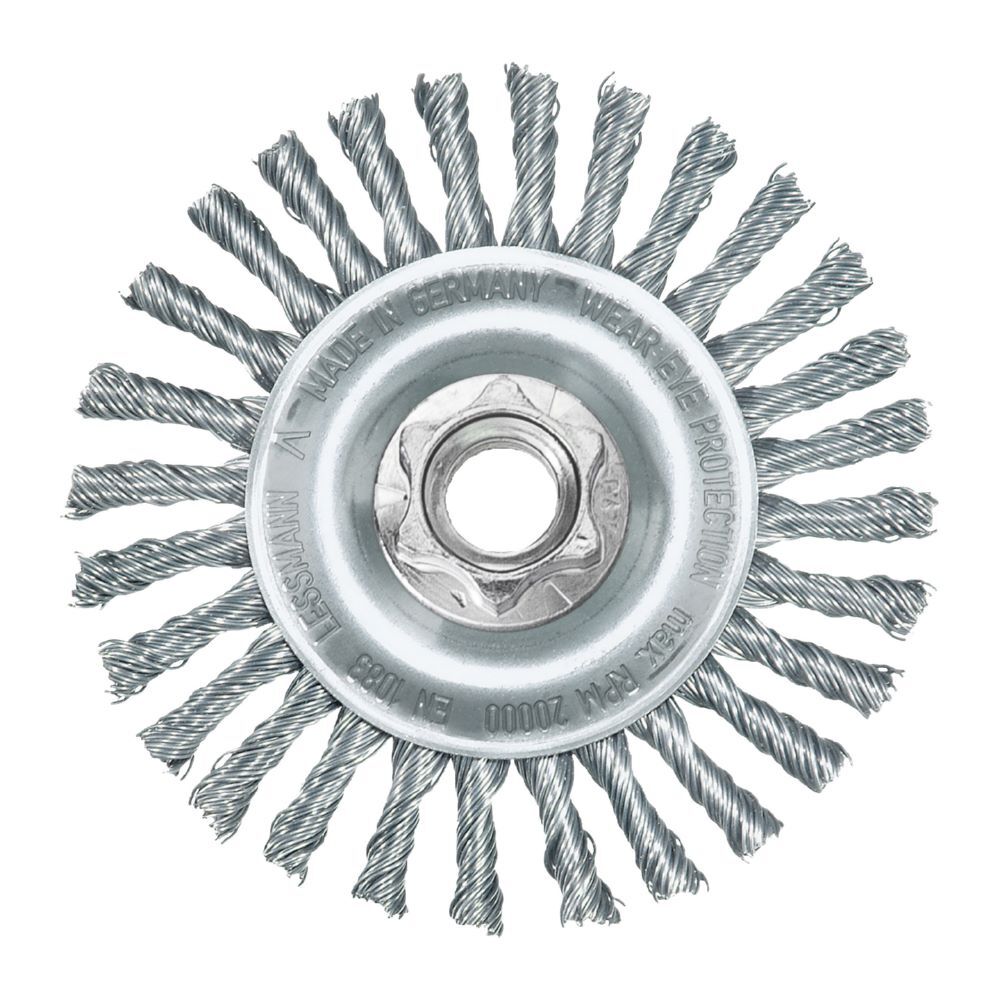 Produktbild Milwaukee Rundbürste für Winkelschleifer gezopft Stahl 125 x 6 x 0,5 mm