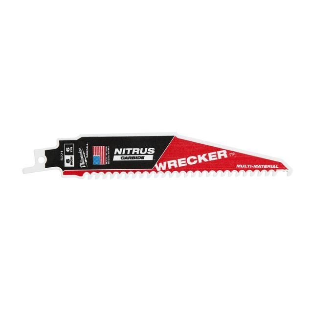 Produktbild Milwaukee Säbelsägeblatt THE WRECKER NITRUS HM-bestückt 150 x 4,2 mm 6 TPI