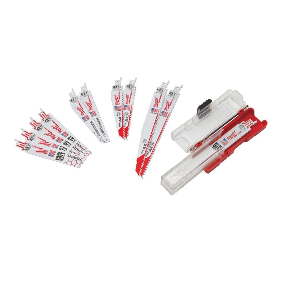 Milwaukee Säbelsägeblattset 12 Teile Produktbild Milwaukee Säbelsägeblattset 12 Teile