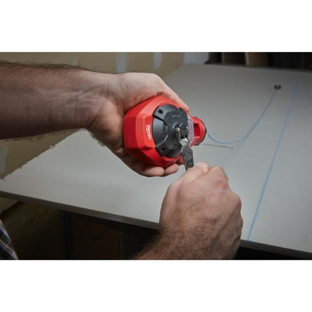 Produktbild Schlagschnur mit roter Kreide 30 m  Schnurlänge, feine Linie bild 2