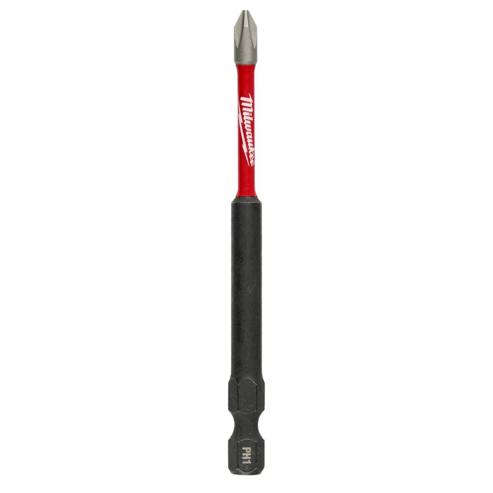 Milwaukee Schrauberbit Shockwave PH 1 x 90 mm Produktbild Milwaukee Schrauberbit Shockwave PH 1 x 90 mm