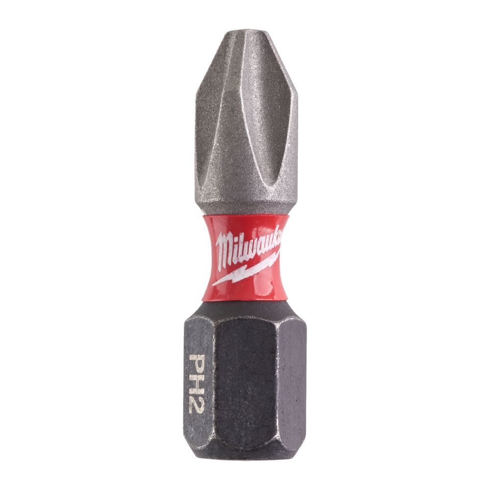 Milwaukee Schrauberbit Shockwave PH2 x 25 mm Produktbild Milwaukee Schrauberbit Shockwave PH2 x 25 mm